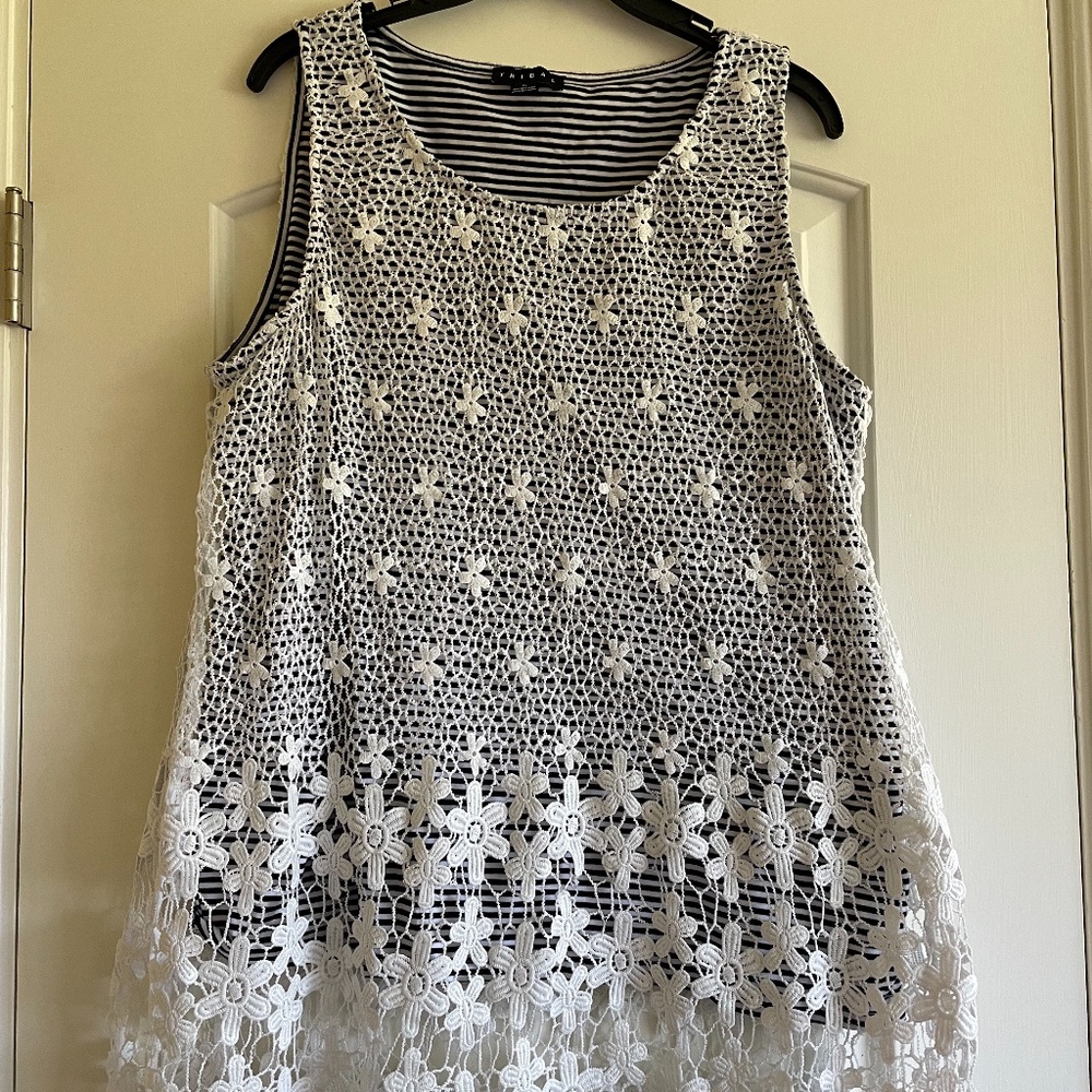 Tribal Lace Overlay top